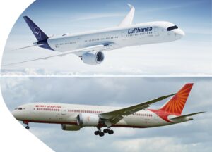 Lufthansa ve Air India