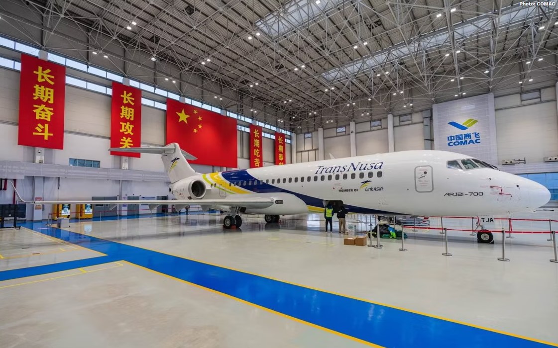 ARJ21 Tipi Uçağın, Çin Dışına İlk Teslimatı Gerçekleştirildi