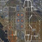 Dallas Fort Worth Havalimanı'na yeni "end-around" yolları inşa edilecek. (Mart 2023)