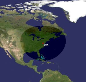 Washington National Havalimanı - Çember Kuralı