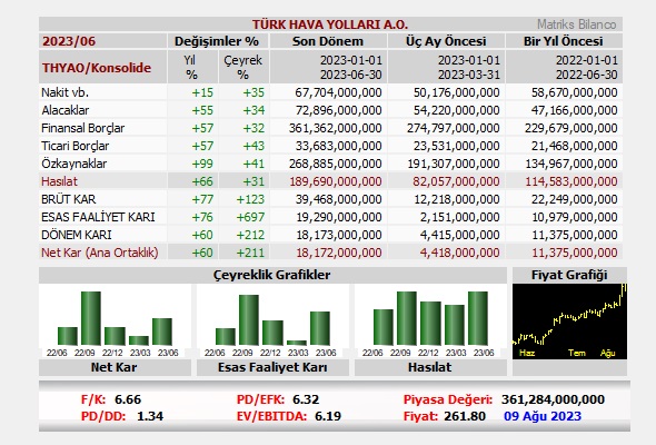 THY, 2. Çeyrekte Kârlılığını Devam Ettirdi