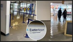 Exeter Havalimanı Su Baskını (17 Eylül 2023)