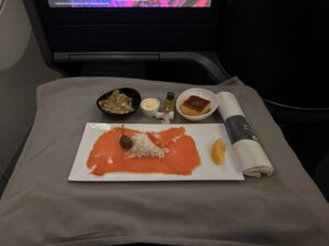 Somon Carpaccio (THY Business Class)