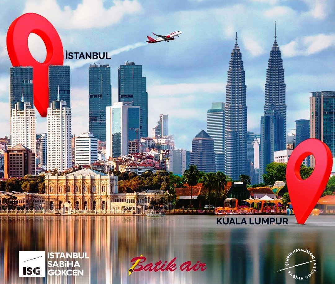 Malezyalı Batik Air, İstanbul Sabiha Gökçen Seferlerine Başladı