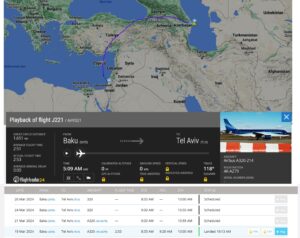 Azerbaycan Hava Yolları, Tel Aviv Seferlerine Başladı (19 Mart 2024)