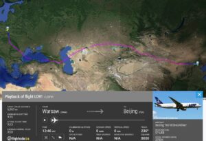 LOT Airlines (Varşova - Pekin Rotası)