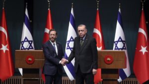 Isaac Herzog ve Tayyip Erdoğan