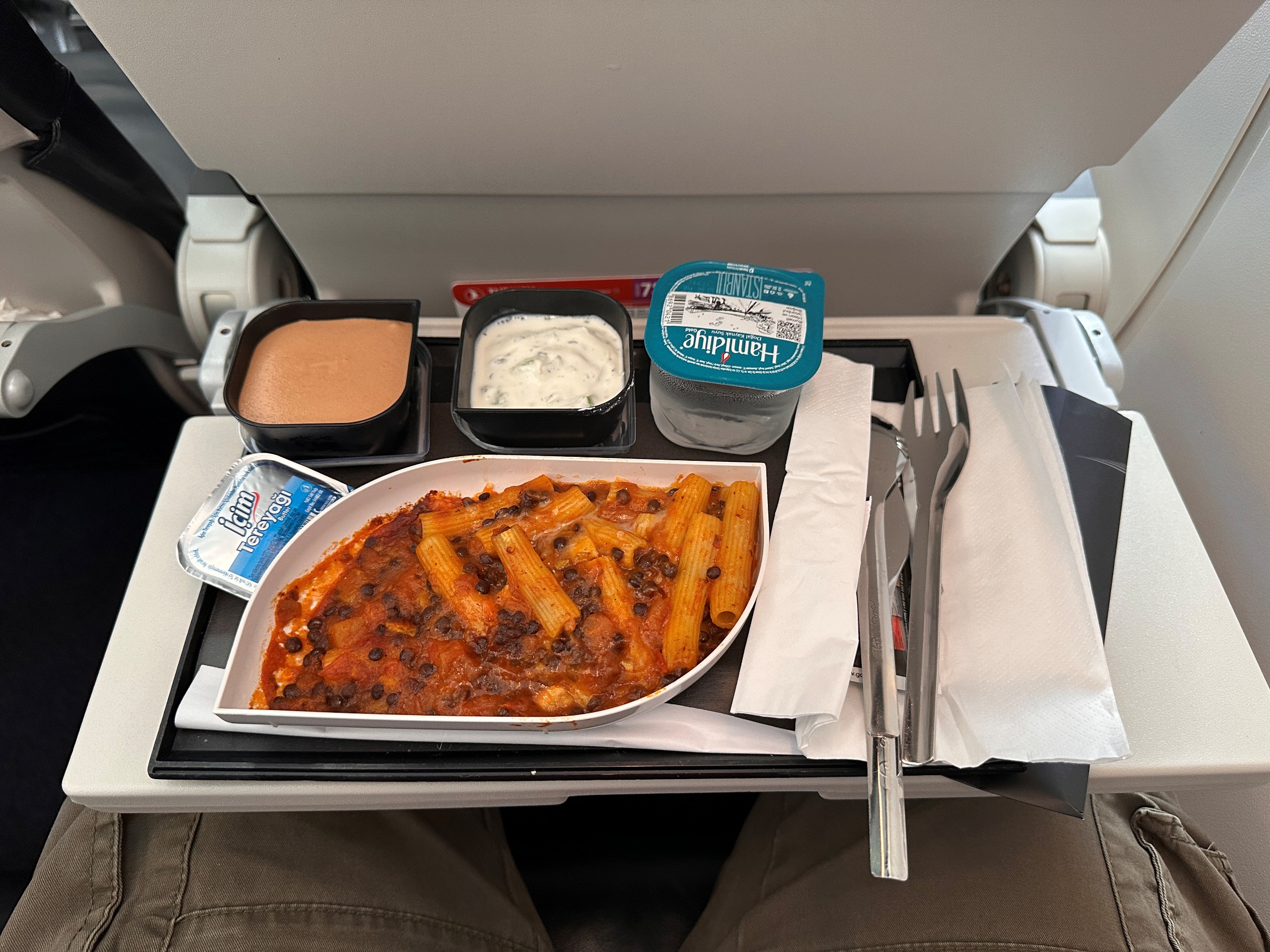 Türk Hava Yolları Economy Class İkramı (İstanbul – Stuttgart)
