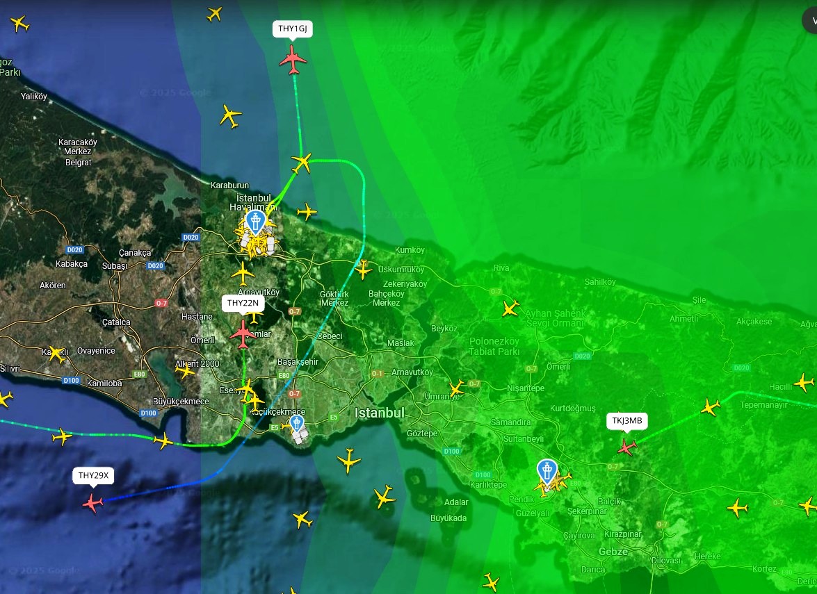 İstanbul'da hava trafiği