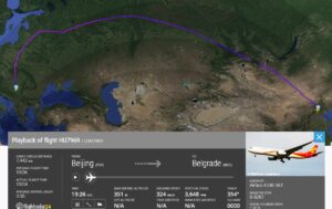 Hainan Airlines x Pekin - Belgrad rotası
