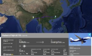 IndiGo x Kalküta - Guangzhou Uçuşu (26 Ekim 2025)
