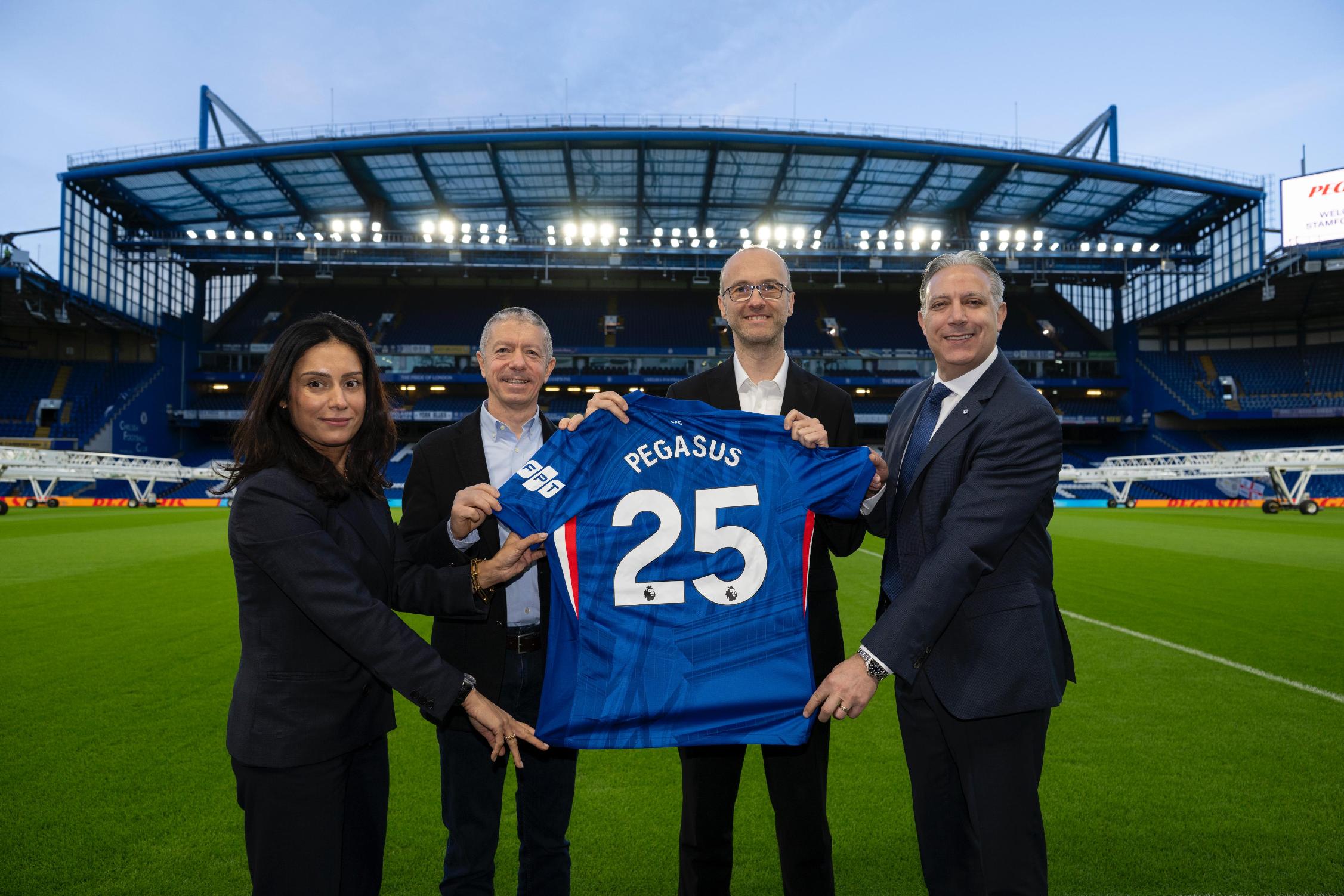 Pegasus, Chelsea Futbol Kulübüne Sponsor Oldu