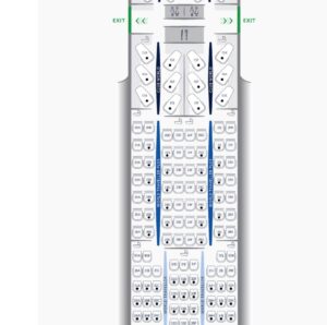 British Airways x Airbus A350-1000 x World Traveller Plus Koltuk Düzeni