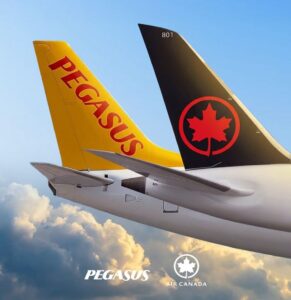Pegasus x Air Canada