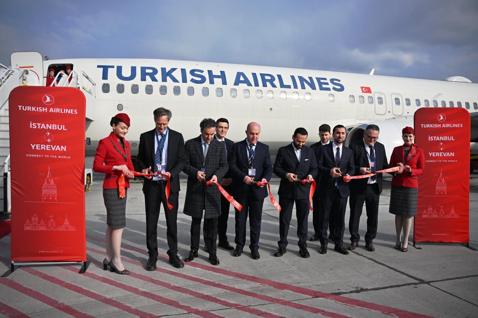 THY, İstanbul – Erivan Uçuşlarına Başladı