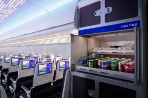 United Airlines x Airbus A321XLR x Snack Bar
