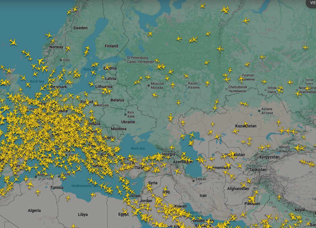 Ukrayna, Rusya Hava Sahasını Kullanan Havayollarını Uyardı
