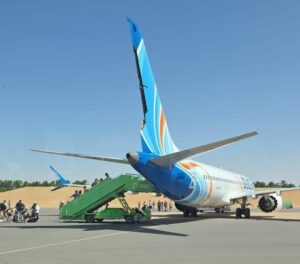 FlyDubai uçağı, Tebük Havalimanı'na acil iniş yaptıktan hemen sonra (30 Eylül 2026)